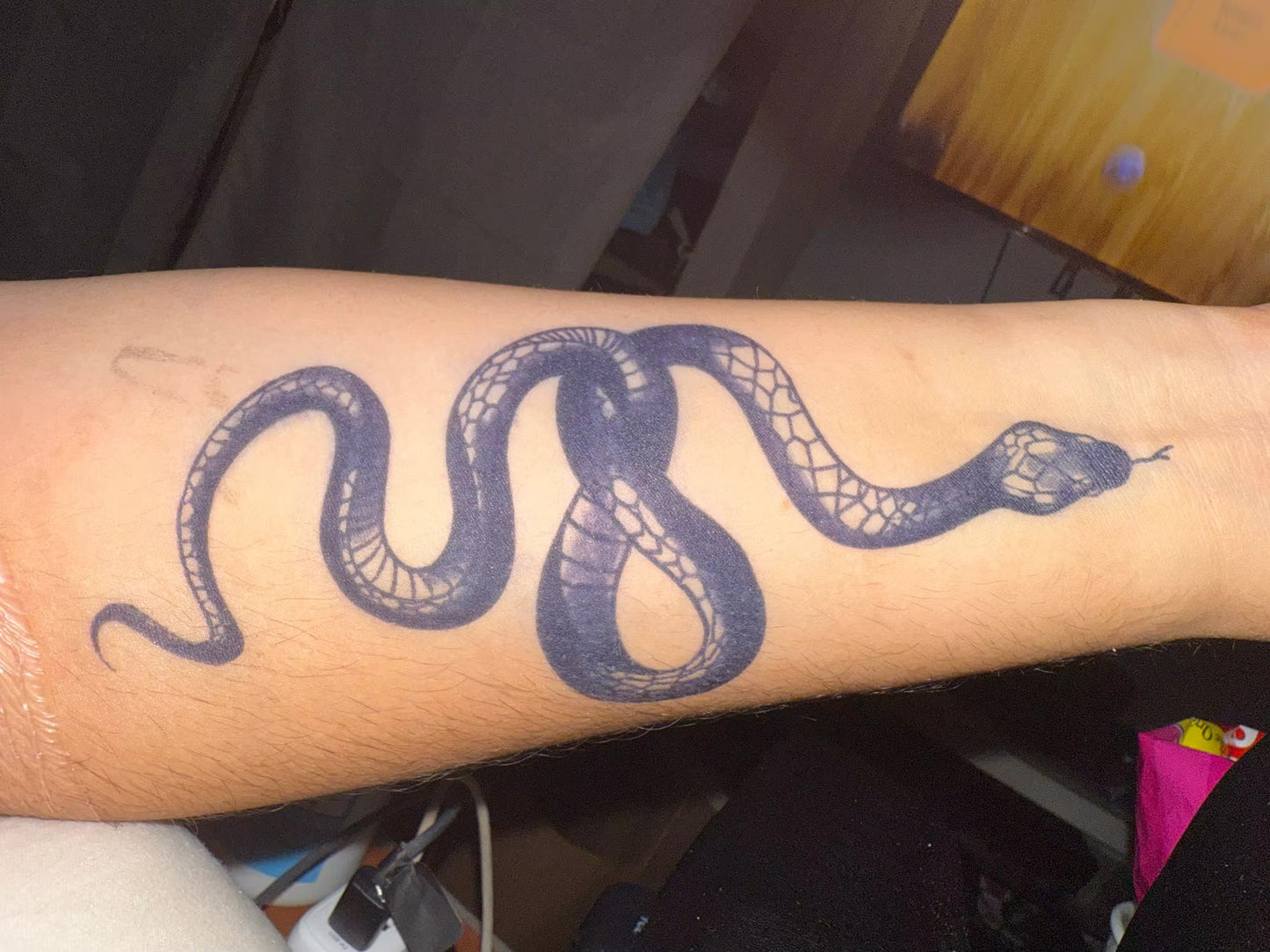 Tatuaż Półtrwały (Tymczasowy) - Wąż - Selfish