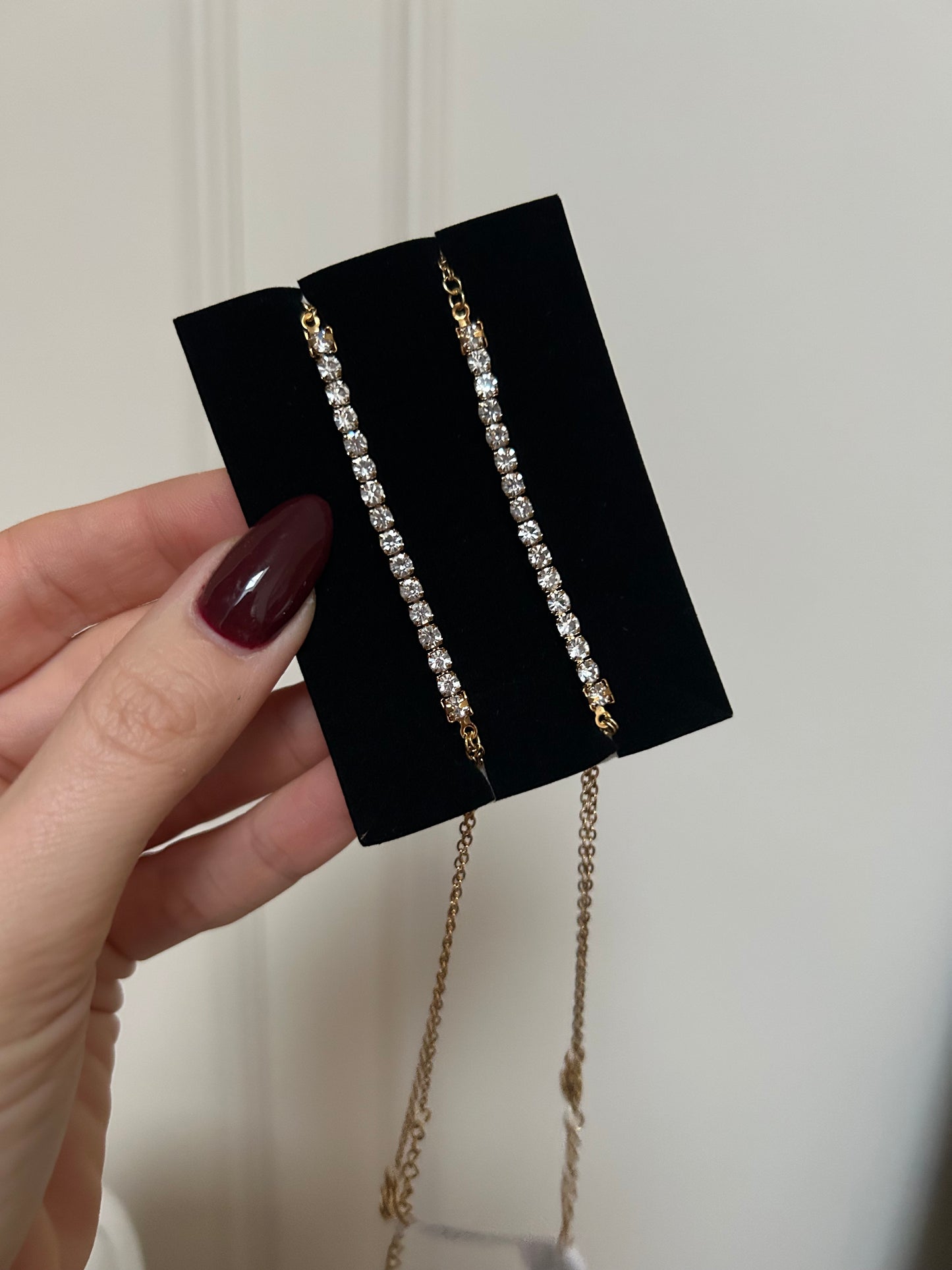 Hand Chain - Łańcuszki na Dłonie z Cyrkoniami - 2szt