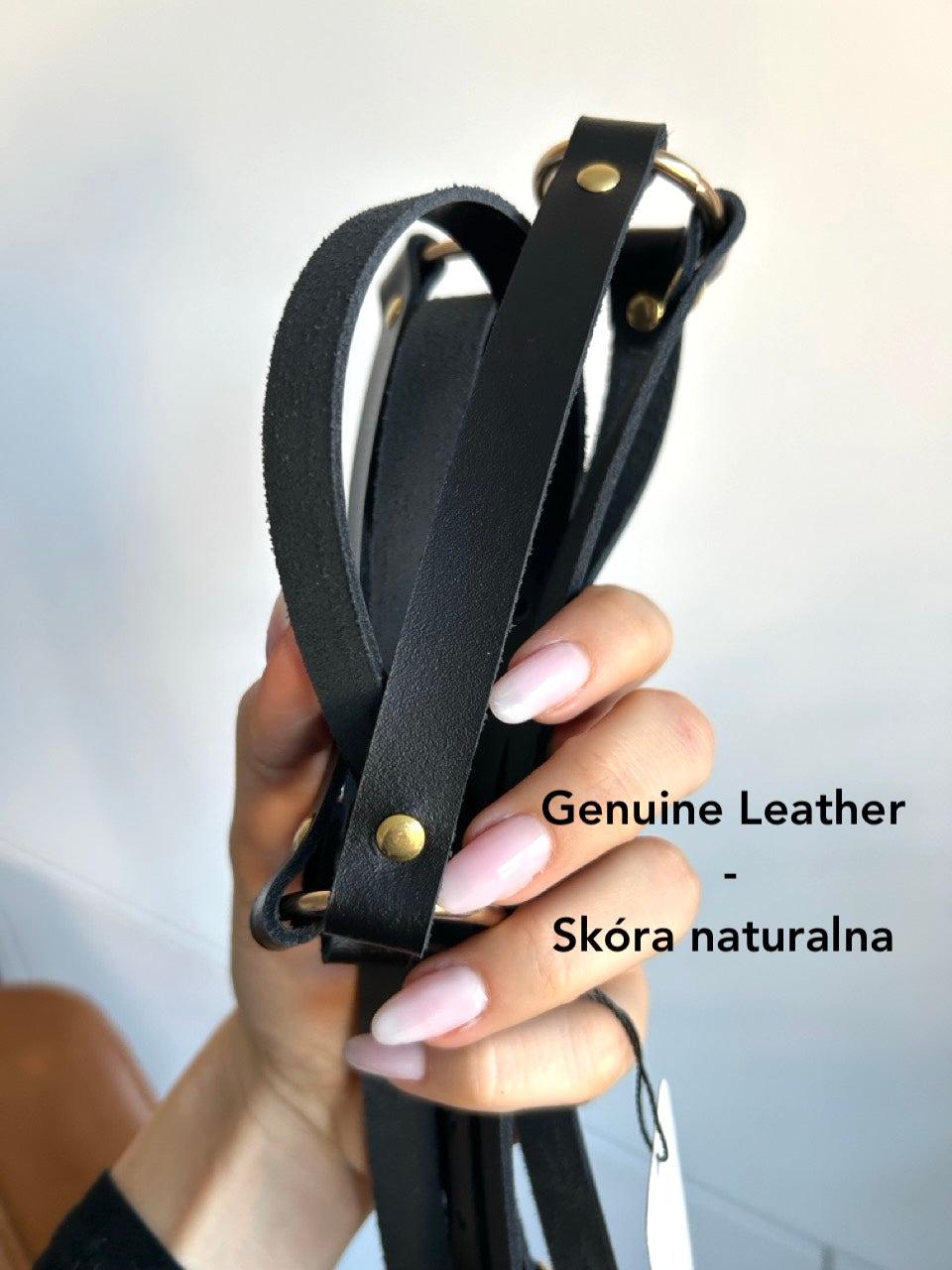 Skórzana Uprząż na Uda - Harness dla Kobiety - Selfish