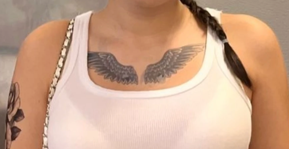 Tatuaż Półtrwały (Tymczasowy) - Skrzydła - Selfish