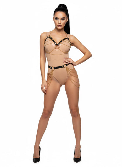 Komplet Harness Skórzany - No. 07 - Selfish