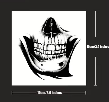 Tatouage semi-permanent (temporaire) - Tête de mort sur la main