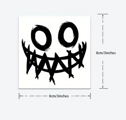 Tatouage semi-permanent (temporaire) - Sourire du diable