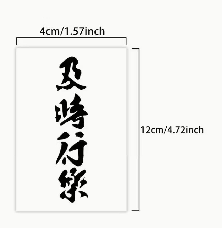 Semipermanentní (dočasné) tetování - Netopýři