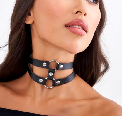 Skinn Black Choker - stropper