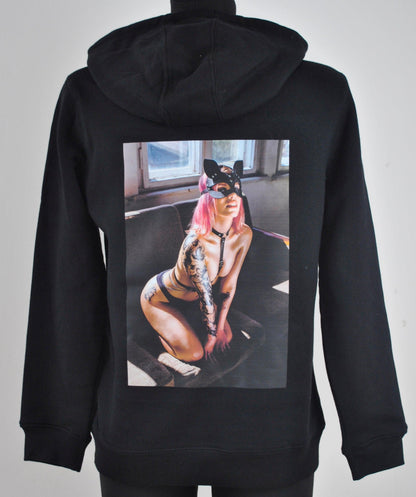 Svart sweatshirt med tryck - Harness 02 